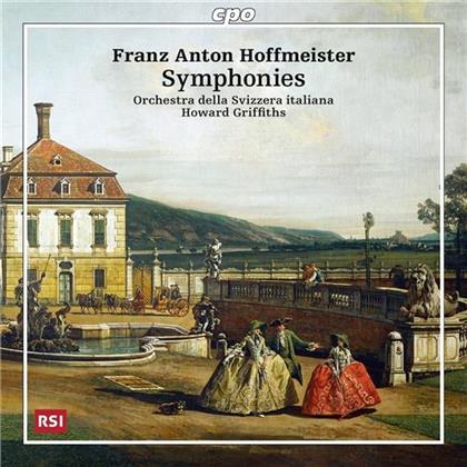 Franz Anton Hoffmeister, Howard Griffiths & Orchestra Della Svizzera Italiana - Symphony In C Major, Symphony In D Major