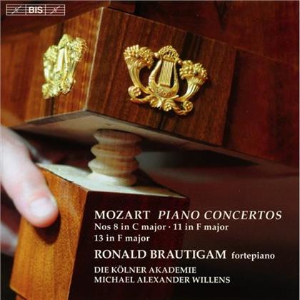 Wolfgang Amadeus Mozart (1756-1791) & Ronald Brautigam - Klavierkonzerte 8,11,13 (SACD)