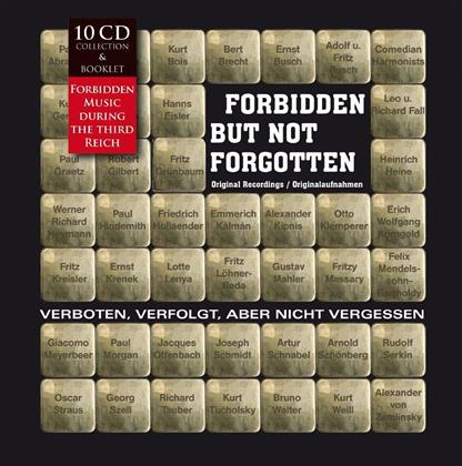 Various Artists - 2 Cds - Forbidden But Not Forgotten - Verboten, Verfolgt, Aber Nicht Vergessen - Forbidden Music During The Third Reich (10 CDs)