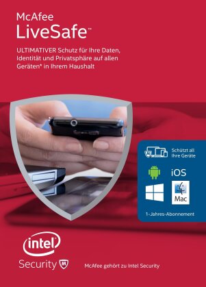 McAfee LiveSafe 2016 Unlimited Devices (standalone)