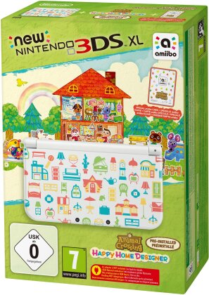 Nintendo 3DS XL Konsole + Animal Crossing Happy Home Designer Edition
