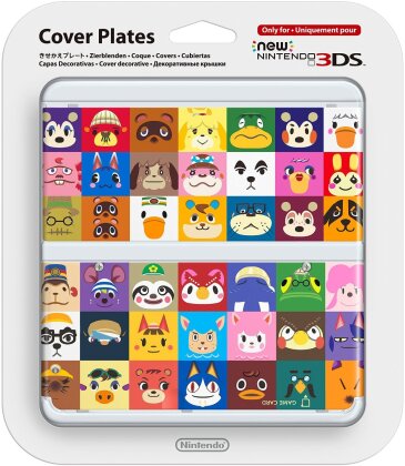 New 3DS Cover 027 Animal Crossing-Gesichter