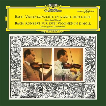 Johann Sebastian Bach (1685-1750) & David Oistrakh - Violinkonzerte in A-Moll und E-Dur / Konzert für 2 Violinen in D-Moll (LP)