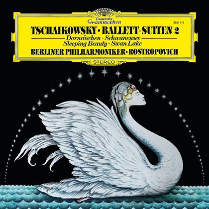 Peter Iljitsch Tschaikowsky (1840-1893) & Berliner Philharmoniker - Ballet Suites II - Dornröschen, Schwanensee (LP)