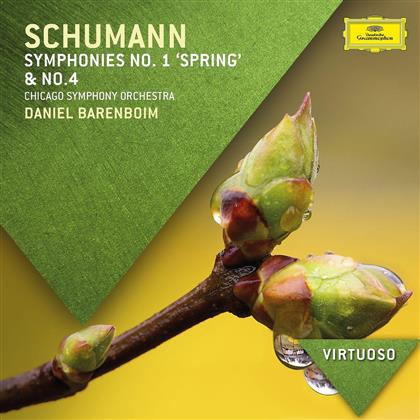 Robert Schumann (1810-1856), Daniel Barenboim & Chicago Symphony Orchestra - Symphonies No.1 Spring & 4 - Virtuoso