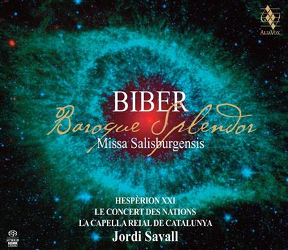 Heinrich Ignaz Franz von Biber (1644-1704), Jordi Savall, Le Concert des Nations & La Capella Reial De Catalunya - Missa Salisburgensis - Baroque Splendor (Hybrid SACD)