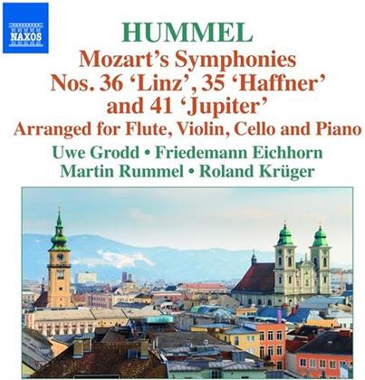 Grodd, Rummel, Krüger & Wolfgang Amadeus Mozart (1756-1791) - Sinfonien 35,36,41 Bearbeitet Von Hummel
