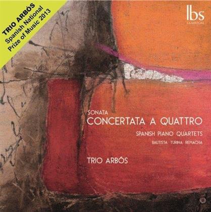 Trio Arbos, Bautista, Joaquin Turina Peréz (1882-1949) & Remacha - Sonata Concertata A Quattro - Spanish Piano Quartets
