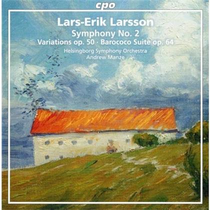 Lars-Erik Larsson (1908-1986), Andrew Manze & Helsingborg Symphony Orchestra - Orchestral Works Vol. 2 (SACD)