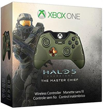 XBOX-One Controller wireless (Halo 5 Master Chief Edition grün) (Édition Limitée)