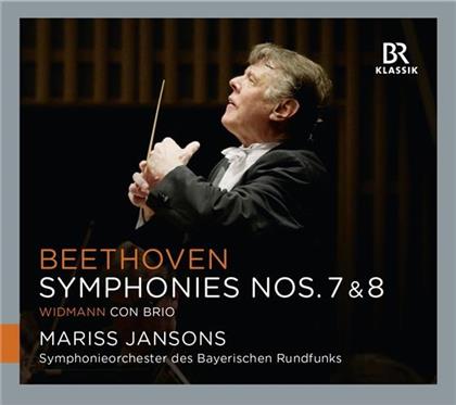 Mariss Jansons, Ludwig van Beethoven (1770-1827) & Widmann - Sinfonien 7+8 / Con Brio