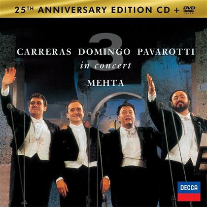 Luciano Pavarotti, Plácido Domingo & José Carreras - Three Tenors (25th Anniversary Edition, CD + DVD)