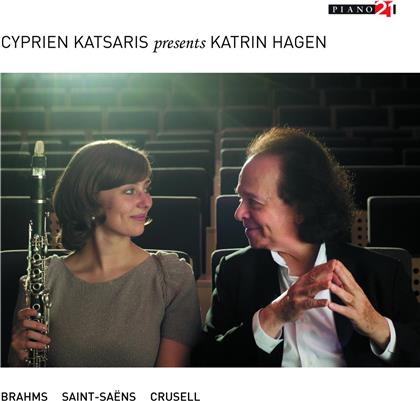 Johannes Brahms (1833-1897), Camille Saint-Saëns (1835-1921), Bernhard Henrik Crusell (1775-1838), Katrin Hagen & Cyprien Katsaris - Cyprien Katsaris Presents Katrin Hagen - Works For Clarinet & Piano