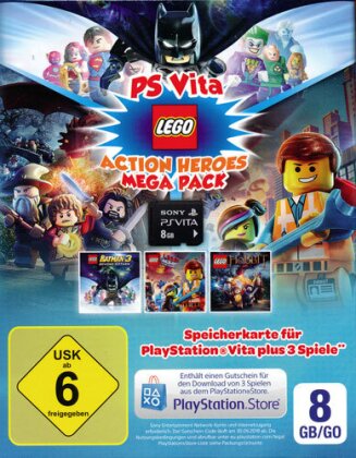 PSVZ Memory Stick 8GB Orig. Lego Pack + Gutschein zum Download Restposten