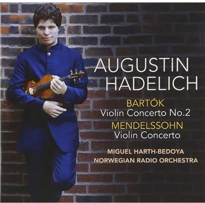 Felix Mendelssohn-Bartholdy (1809-1847), Béla Bartók (1881-1945), Miguel Harth-Bedoya, Augustin Hadelich & Norwegian Radio Orchestra - Violinconcerto op.64, Violin Concerto No.2 Sz.112