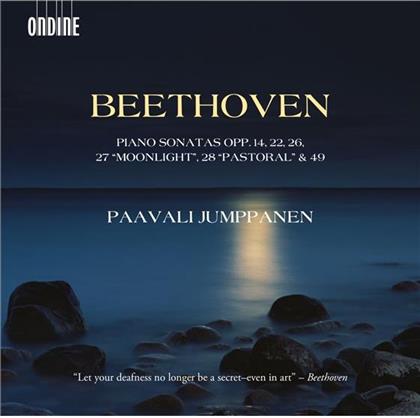 Ludwig van Beethoven (1770-1827) & Paavali Jumppanen - Klaviersonaten opp. 14, 22, 26, 27 Moonlight, 28 Pastoral & 49 (2 CDs)