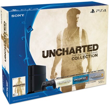 Sony Playstaion 4 500GB + Uncharted Collection
