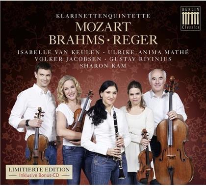 Johannes Brahms (1833-1897), Max Reger (1873-1916) & Sharon Kam - Klarinettenquintette (2 CDs)