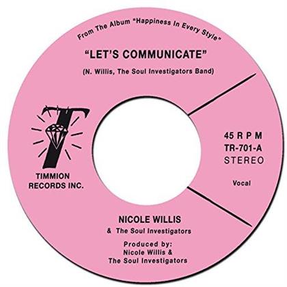 Nicole Willis & The Soul Investigators - Let's Communicate (Single Version / Instrumental) - 7 Inch (7" Single)