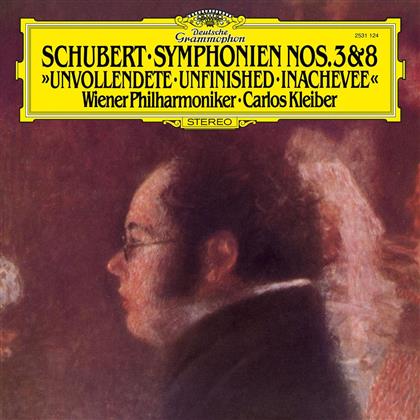 Franz Schubert (1797-1828), Carlos Kleiber & Wiener Philharmoniker - Symphony No.8 & 3 - Die Unvollendete (LP)
