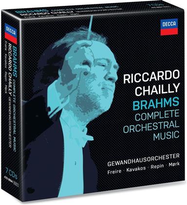 Johannes Brahms (1833-1897), Riccardo Chailly & Gewandhausorchester Leipzig - Complete Orchestral Music (7 CDs)