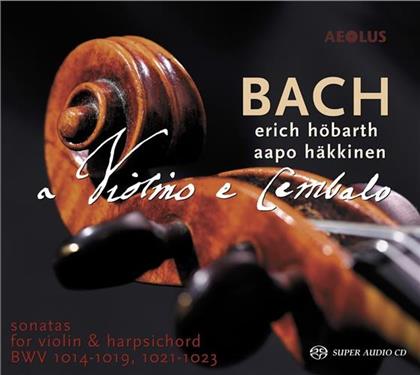 Johann Sebastian Bach (1685-1750), Erich Höbarth & Aapo Häkkinen - 6 Sonaten für Violine & Cembalo BWV1014-1019, 2 Sonaten für Violine & B.c. BWV1021-1023, Violinsonate BWV1022 (2 SACDs)