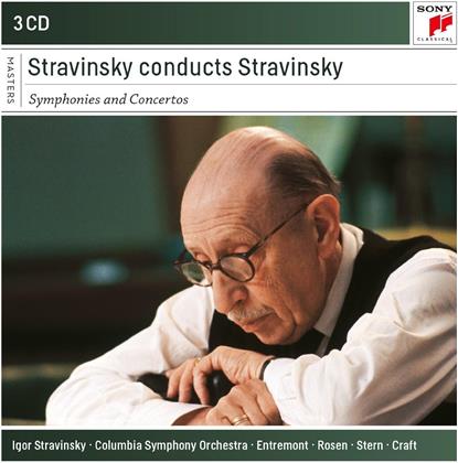 Igor Strawinsky (1882-1971) - Stravinsky Conducts Stravinsky - Symphonies And Concertos (3 CDs)