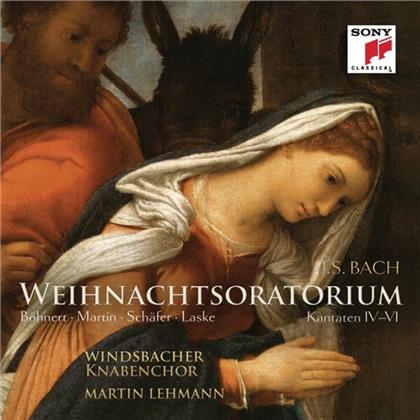 Windsbacher Knabenchor, Johann Sebastian Bach (1685-1750) & Martin Lehmann - Weihnachts-Oratorium - Kantaten 4-6