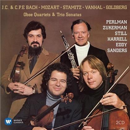 Wolfgang Amadeus Mozart (1756-1791), Carl Philipp Stamitz (1745-1801) & Itzhak Perlman - The Baroque Album,Oboe Quartets & Trio Sonatas - ITZHAK PERLMAN EDITION 25 (2 CDs)