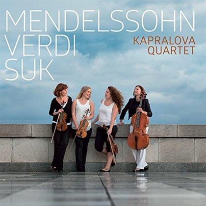 Kapralova Quartet, Felix Mendelssohn-Bartholdy (1809-1847), Giuseppe Verdi (1813-1901) & Josef Suk (1874-1935) - Streichquartette