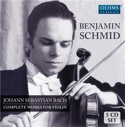 Benjamin Schmid & Johann Sebastian Bach (1685-1750) - Komplette Werke Für Violine (5 CDs)