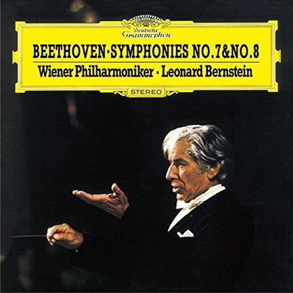 Ludwig van Beethoven (1770-1827), Leonard Bernstein (1918-1990) & Wiener Philharmoniker - Symphonien No.7 & No. 8 (UHQCD, Japan Edition)