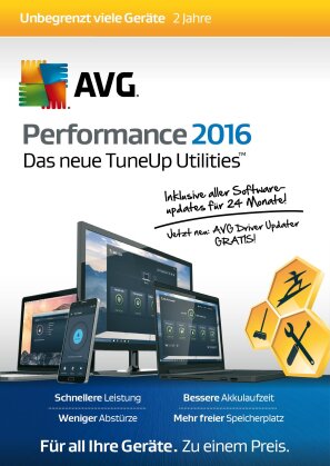 AVG Performance 2016 Swiss Edition (unbegrenzte Lizenzen) ehem. TuneUp