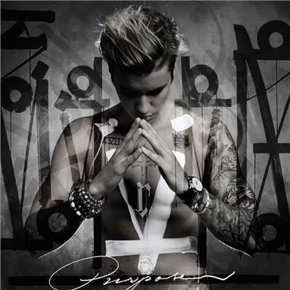 Justin Bieber - Purpose - Special Deluxe Edition + T-Shirt M, Postcards