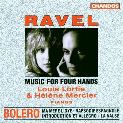 Maurice Ravel (1875-1937), Louis Lortie & Mercier - Werke Für Klavier 4 Hände - Ma Mère L'Oye, Rapsodie Espagnole, Introduction et Allegro, Bolero, La Valse