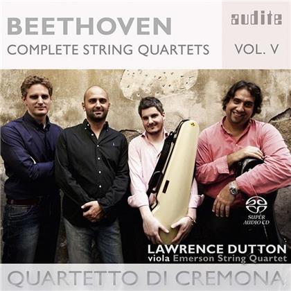 Quartetto di Cremona & Ludwig van Beethoven (1770-1827) - Streichquartette 5: Opp.29+132 (SACD)