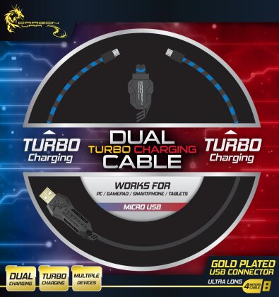 Dual Turbo Charging Cable