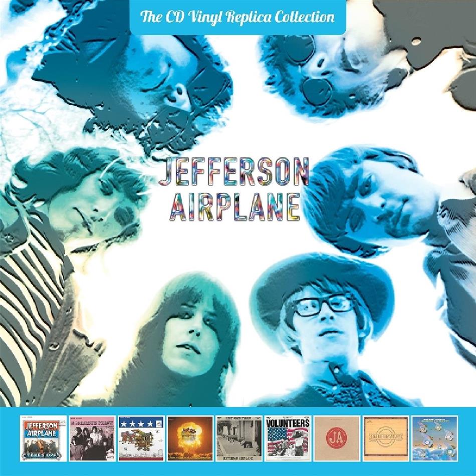 Jefferson Airplane - CD Vinyl Replica Collection - (Inkl. Booklet & Art Tour Poster) 9 CDs