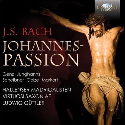 Hallenser Madrigalisten, Virtuosi Saxonia, Johann Sebastian Bach (1685-1750) & Ludwig Güttler - Johannes Passion (2 CDs)