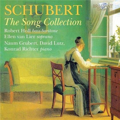 Franz Schubert (1797-1828), Ellen van Lier, Robert Holl, David Lutz, … - The Song Collection (6 CDs)
