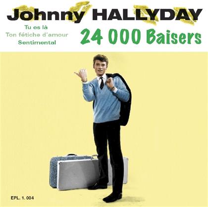 Johnny Hallyday - 24000 Baisers - 7 Inch, Yellow Vinyl (Colored, 7" Single)