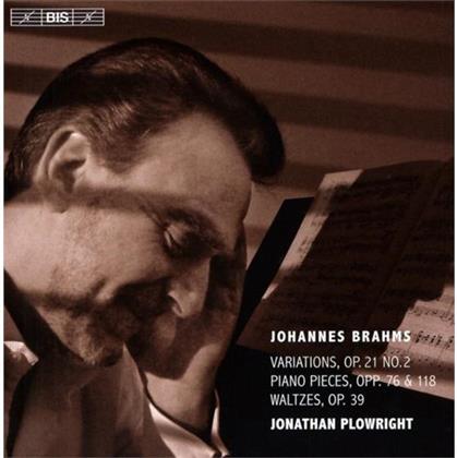 Johannes Brahms (1833-1897) & Jonathan Plowright - Solo Piano Music Vol.3 (SACD)