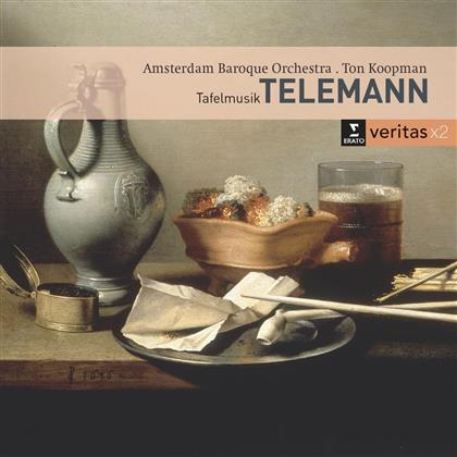 Georg Philipp Telemann (1681-1767) & Ton Koopman - Tafelmusik (2 CD)