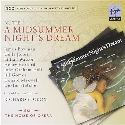 Benjamin Britten (1913-1976), Richard Hickox & City of London Sinfonia - A Midsummer Night's Dream (3 CD)