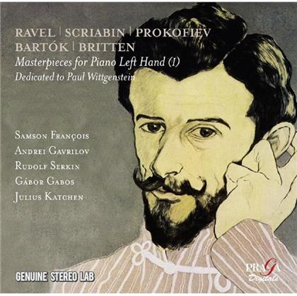 Andrei Gavrilov, Rudolf Serkin, Gabor Gabos, Julius Katchen, Maurice Ravel (1875-1937), … - Masterpieces For Piano Left Hand (1) - Dedicated To Paul Wittgenstein (SACD)