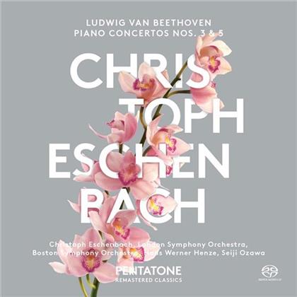 Christoph Eschenbach & Ludwig van Beethoven (1770-1827) - Piano Concertos Nos. 3&5 (SACD)