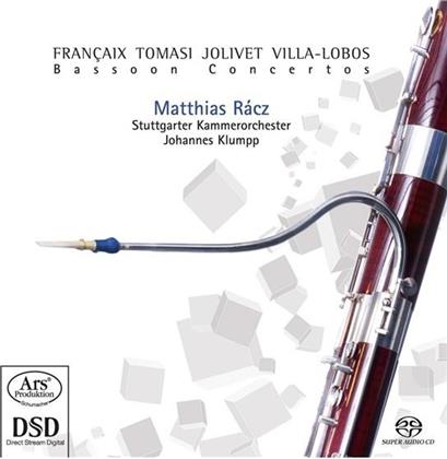 Jean Françaix (1912-1997), Henri Tomasi (1901-1971), André Jolivet (1905-1974), Heitor Villa-Lobos (1887-1959), Johannes Klumpp, … - Bassoon Concertos (Hybrid SACD)