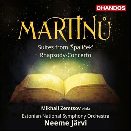 Neeme Järvi, Bohuslav Martinu (1890-1959) & Estonian National Symphony Orchestra - Spalicek Suites 1 & 2 / Rhapsody-Conc