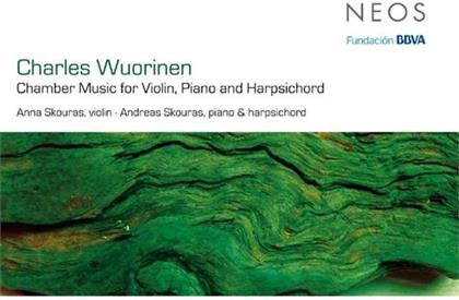 Anna Skouras, Andreas Skouras & Charles Wuorinen - Chamber Music Vn, Piano, Harps