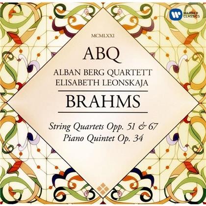 Alban Berg Quartett, Elisabeth Leonskaja & Johannes Brahms (1833-1897) - Streichquartette Op.57&61, Klavierquintett - Referenzaufnahme (2 CDs)